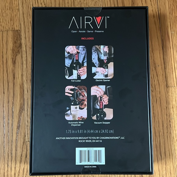 Airvi Wine Experience Kit featuring the Automatic Dispenser Brand New Sealed Box - Picture 2 of 3
